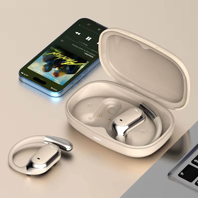 Audifonos Gaming Wireless Earphones 6.0 Hifi Ecouteur for Bluetooth Headphones Noise Cancelling LED Battery APP