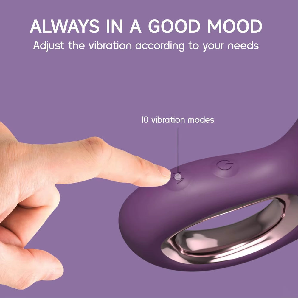 Rabbit Vibrator Rechargeable Silicone Dildo G Spot Clitors Massage Double Vibration for Women