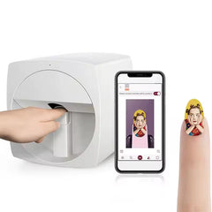 Portable 3D Digital Finger Printing Wifi Intelligent Machine Auto Electric Art Painting Print O2 Nail Art Printer